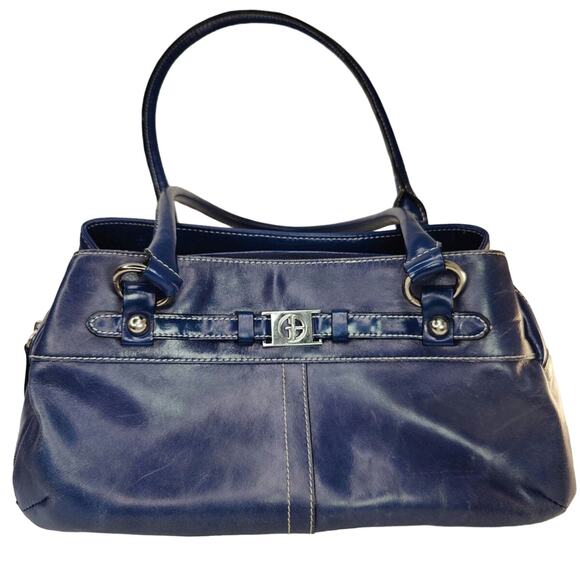 Vintage Y2K Navy Blue shoulder Bag - Picture 1 of 11